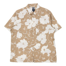 Vintage beige Gap Hawaiian Shirt - mens large