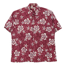  Vintage red Campia Hawaiian Shirt - mens large