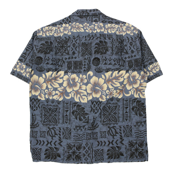 Vintage blue Winnie Fashion Hawaiian Shirt - mens large