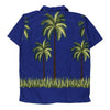 Vintage blue On Shore Hawaiian Shirt - mens large