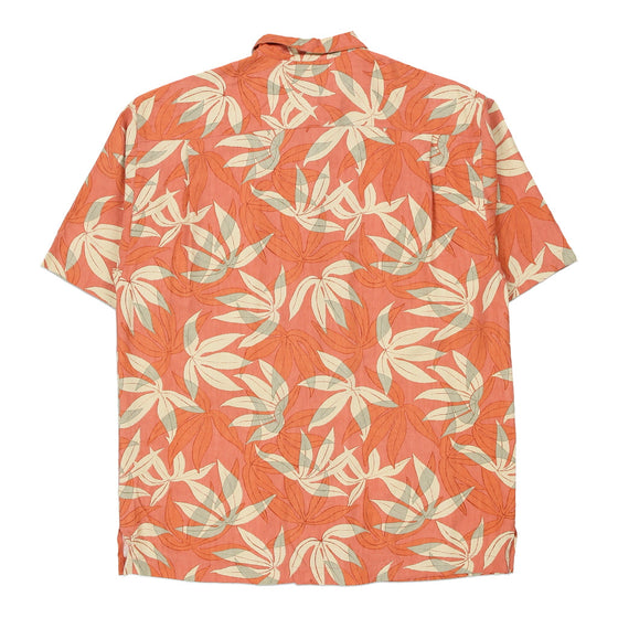 Vintage orange Tommy Bahama Hawaiian Shirt - mens medium