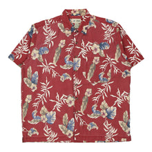  Vintage red Haband Hawaiian Shirt - mens x-large