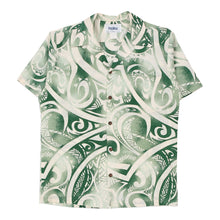  Vintage green Hoku Hawaiian Shirt - mens small