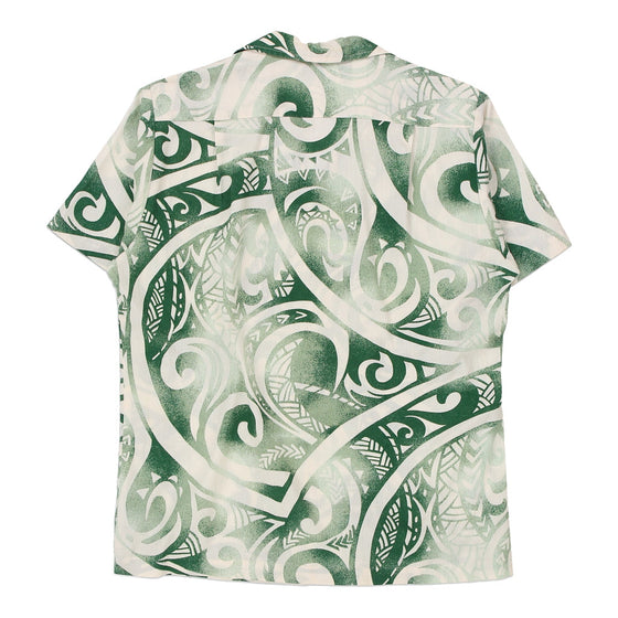 Vintage green Hoku Hawaiian Shirt - mens small
