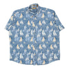 Vintage blue Perfect Issue Hawaiian Shirt - mens large