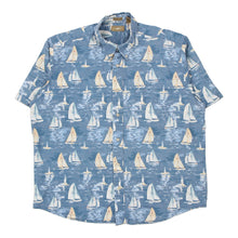  Vintage blue Perfect Issue Hawaiian Shirt - mens large