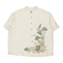  Vintage beige Islander Hawaiian Shirt - mens xx-large
