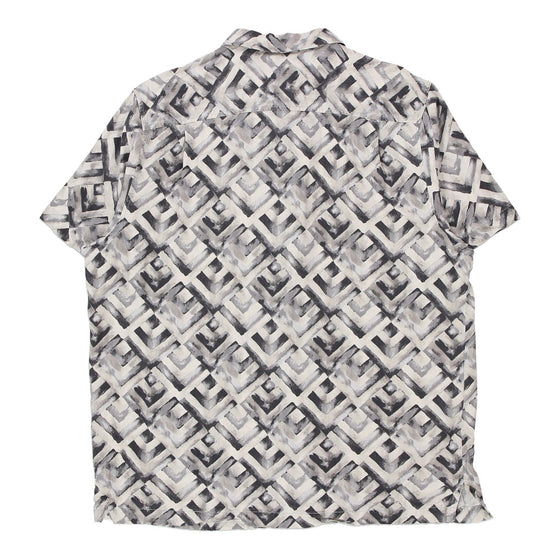 Vintage grey Tommy Bahama Patterned Shirt - mens x-large