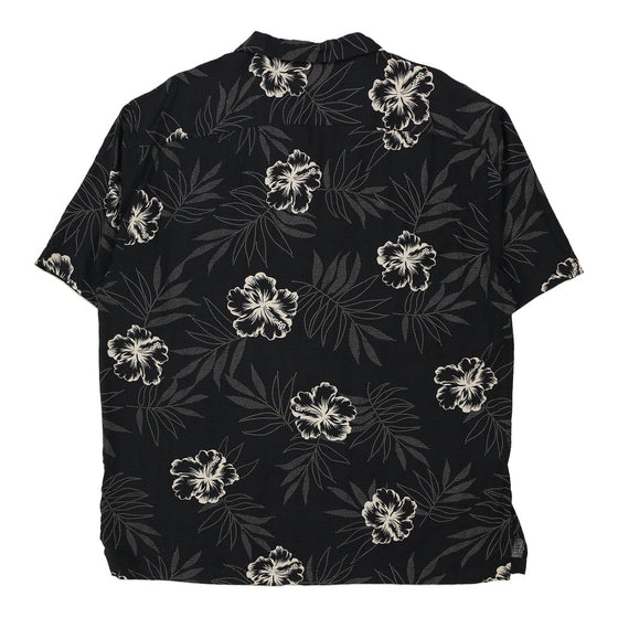 Vintage black Breakwater Hawaiian Shirt - mens large