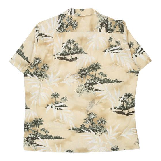 Vintage beige Rjc Hawaiian Shirt - mens large