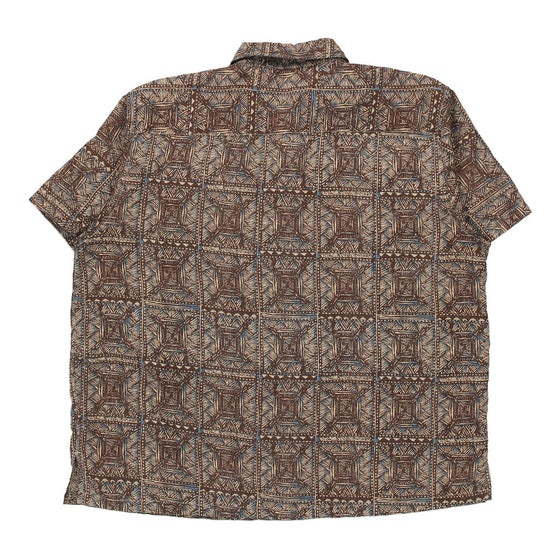 Vintage brown Penmans Patterned Shirt - mens x-large