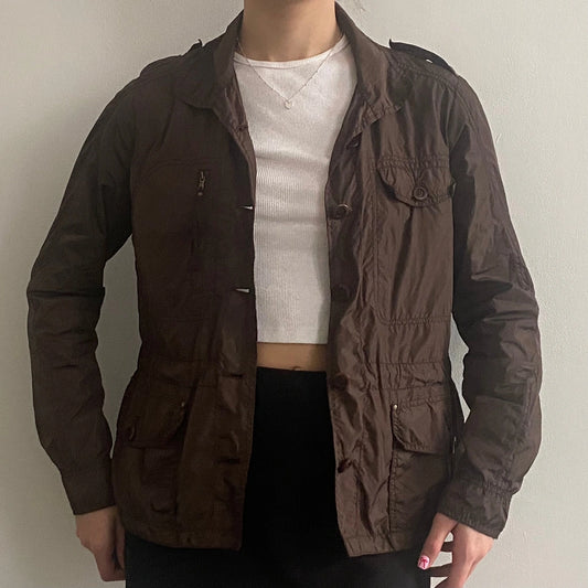 Vintage brown 1970 Jacket - womens medium