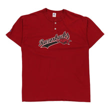  Akansas Razorbacks Russell Athletic College T-Shirt - Large Red Cotton t-shirt Russell Athletic   
