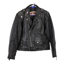  Vintage black 1Zr Leather Jacket - mens small
