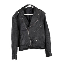  Vintage black Unbranded Leather Jacket - mens small