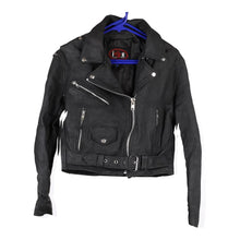  Vintage black Iok Leather Jacket - womens large