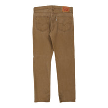  Vintage brown 502 White tab Levis Jeans - mens 34" waist