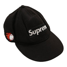  Pre-Loved black Supreme Cap - mens no size