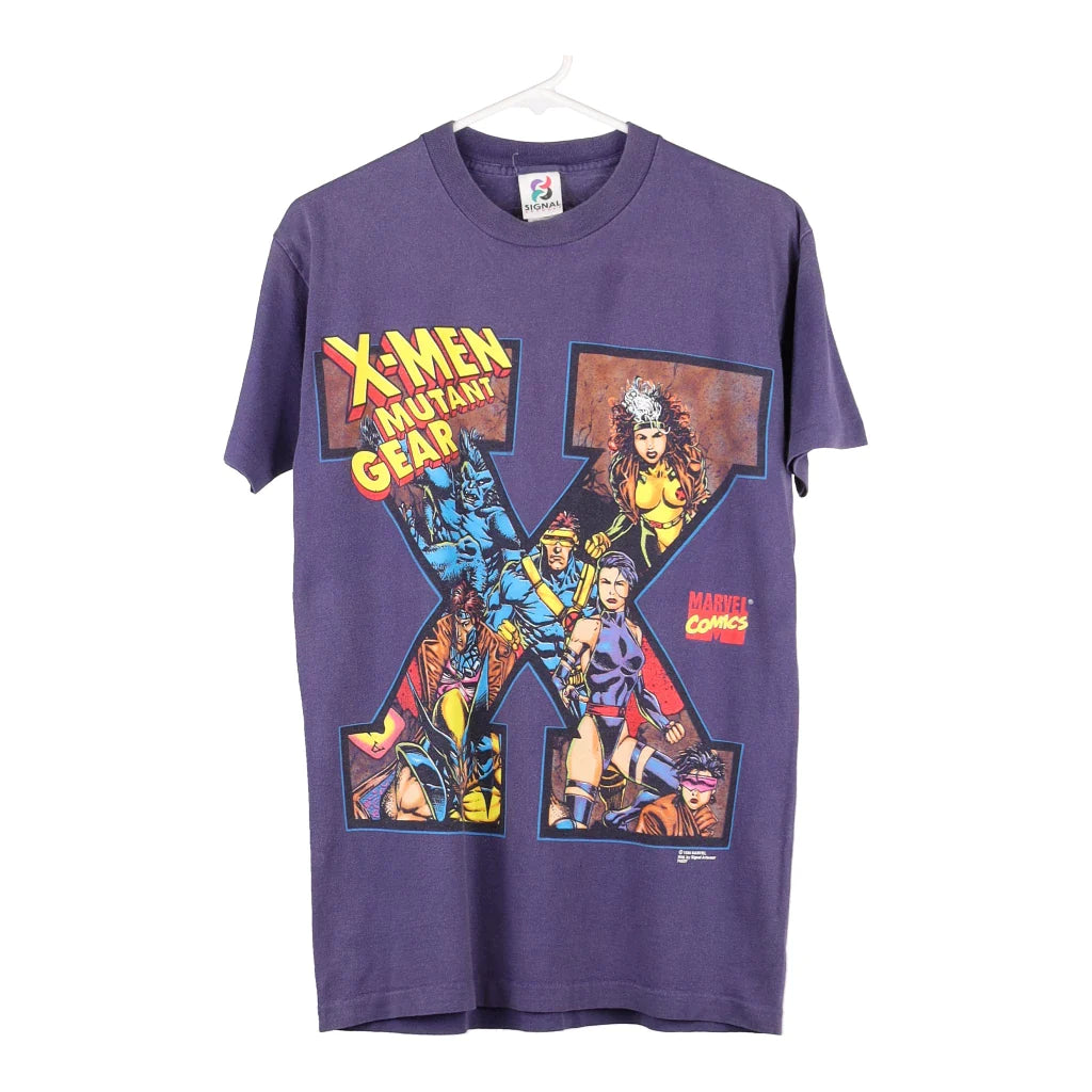  Vintage purple X-Men Marvel 1994 Signal Artwear T-Shirt - mens small