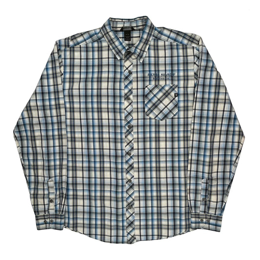 Marmot Checked Shirt - XL Blue Cotton