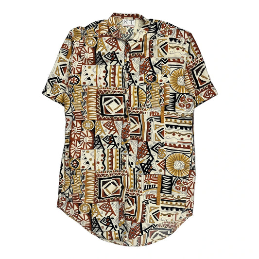 Klaus Thierschmidt Patterned Shirt - Small Multicoloured Cotton