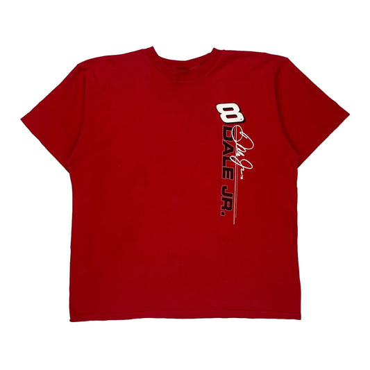 Dale Jr. Winners Circle Nascar T-Shirt - Large Red Cotton