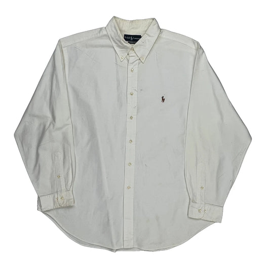 Ralph Lauren Shirt - 2XL White Cotton