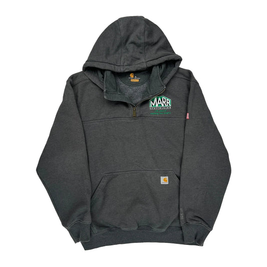 Marr Scaffolding Carhartt Hoodie - XL Grey Cotton Blend