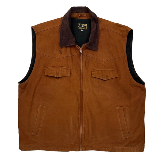 Wyoming Traders Gilet - 2XL Brown Cotton
