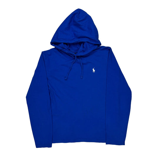 Polo By Ralph Lauren Hoodie - Small Blue Cotton