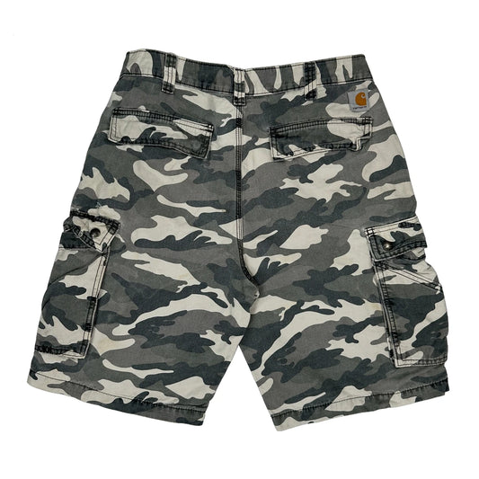 Carhartt Camo Cargo Shorts - 34W 11L Camo Cotton