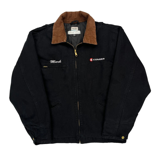 Employee Uniform Tri-Mountain Jacket - Large Brown Cotton