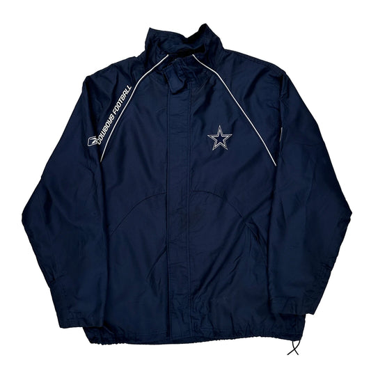 Dallas Cowboys Reebok Nfl Jacket - XL Navy Polyester