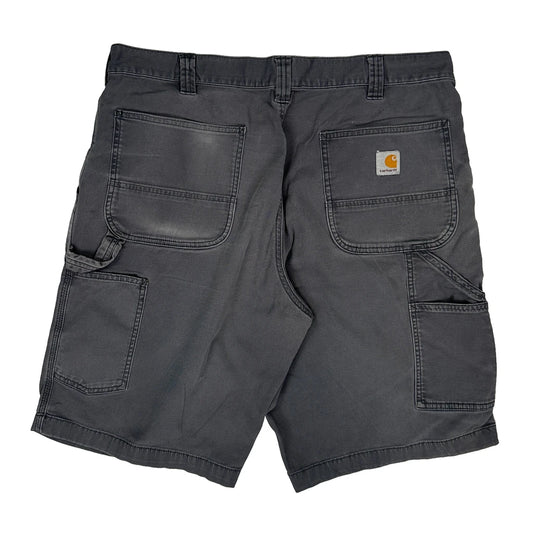 Carhartt Carpenter Shorts - 36W 10L Grey Cotton