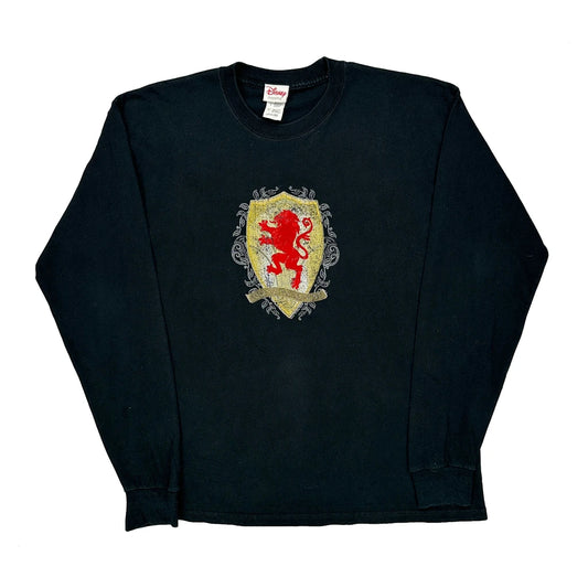 Narnia Disney Graphic Long Sleeve T-Shirt - Large Black Cotton