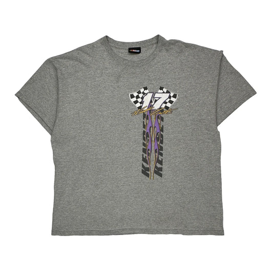 Matt Kenseth Nascar Nascar T-Shirt - 2XL Grey Cotton