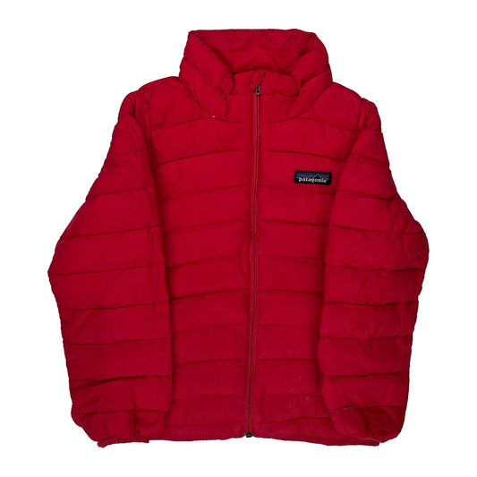 Age 5-6 Patagonia Puffer - XS Red Polyester
