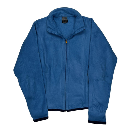 Nike Fleece Jacket - Small Blue Polyester