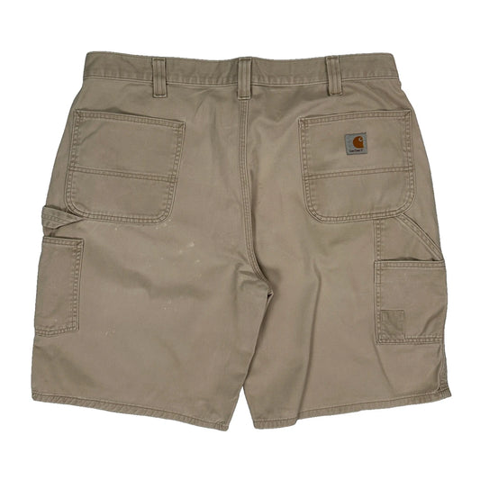Carhartt Carpenter Shorts - 40W 10L Beige Cotton