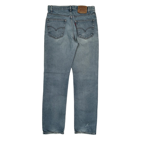 505 Levis Jeans - 33W 34L Light Wash Cotton