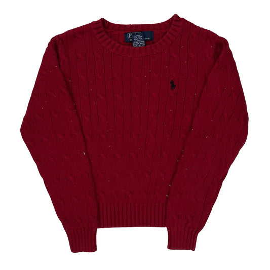 Age 4 Polo By Ralph Lauren Jumper - Small Red Cotton