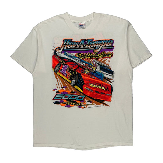 Dirt Racing Series Hanes Graphic T-Shirt - XL Multicoloured Cotton