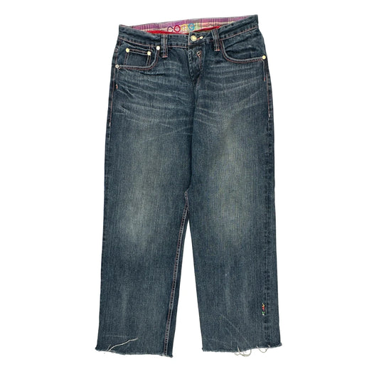 The History Of Australia Coogi Graphic Jeans - 34W 31L Multicoloured Denim