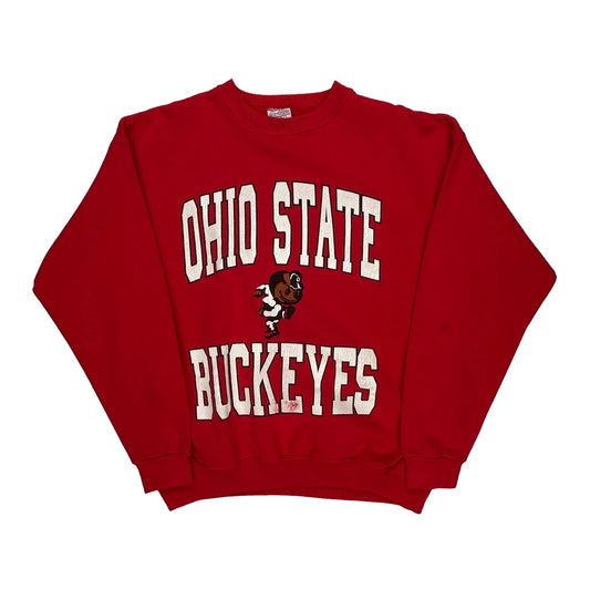 Made In USA, Ohio State Buckeyes Santee College Sweatshirt - XL Red Cotton