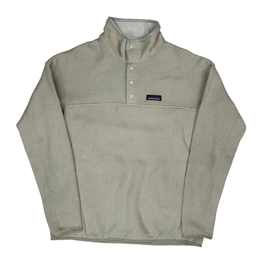 Patagonia Fleece - Large Cream Cotton