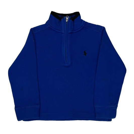 Age 2 Polo By Ralph Lauren 1/4 Zip - 2XS Blue Cotton