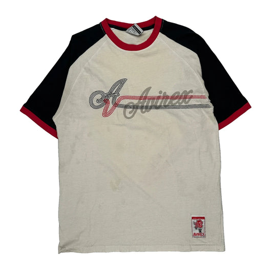 Avirex Graphic T-Shirt - Large Red Cotton