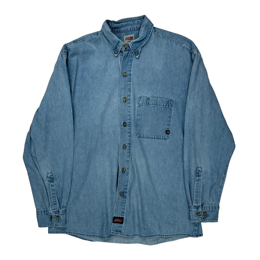 Dickies Denim Shirt - Large Blue Cotton