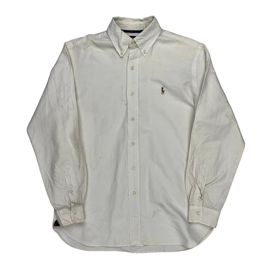 Ralph Lauren Shirt - Medium White Cotton