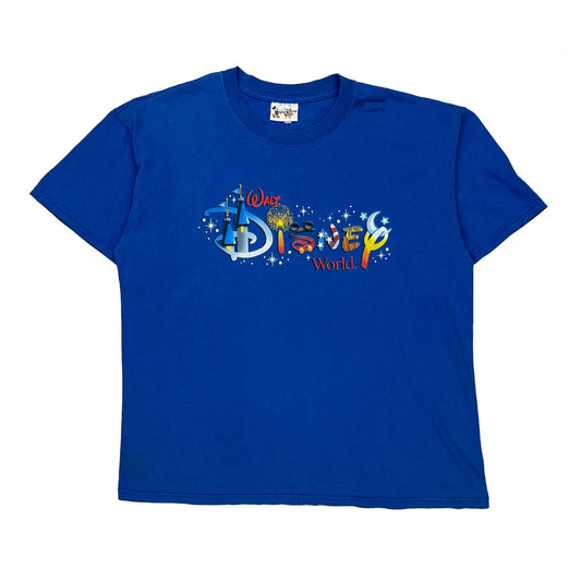 Disney T-Shirt - Large Blue Cotton